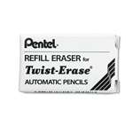 PENTEL OF AMERICA Eraser Refills, E10, 3/Tube