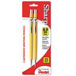 PENTEL OF AMERICA Sharp Mechanical Drafting Pencil, 0.9 mm, Yellow Barrel, 2/Pack