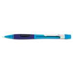 PENTEL OF AMERICA Quicker Clicker Mechanical Pencil, 0.5 mm, Transparent Blue Barrel