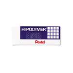 PENTEL OF AMERICA Hi-Polymer Block Eraser, White, 3/Pack