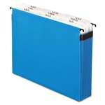 ESSELTE PENDAFLEX CORP. Nine-Section Hanging Folder, 5 1/4", Tabs and Labels, 1/5 Tab, Letter, Blue