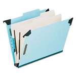 ESSELTE PENDAFLEX CORP. Pressboard Hanging Classi-Folder, 2 Divider/6-Sections, Legal, 2/5 Tab, Blue