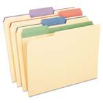 ESSELTE PENDAFLEX CORP. Color Tab File Folders, 1/3 Cut, 3/4" Exp., Letter, 50/BX