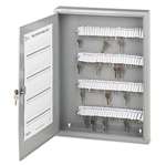 PM COMPANY Locking Key Cabinet, 100-Key, Steel, Gray, 16 1/2 x 3 x 22 1/2