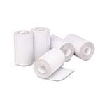 PM COMPANY Single Ply Thermal Cash Register/POS Rolls, 2 1/4" x 55 ft., White, 5 Rolls/Pack