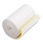 PM COMPANY Two Ply Receipt Rolls, 4 1/2" x 90 ft, White/Canary, 24/Carton