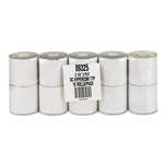 PM COMPANY Paper Rolls, Credit Verification, 2 1/4" x 70 ft, White/Canary, 10/Pack