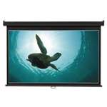 QUARTET MFG. Wide Format Wall Mount Projection Screen, 65 x 116, White