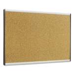 QUARTET MFG. ARC Frame Cork Cubicle Board, 14 x 24, Tan, Aluminum Frame