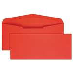 QUALITY PARK PRODUCTS Colored Envelope, #10, Red, 25/Pack