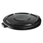 Rubbermaid Commercial 264560BLA Vented Round Brute Lid, 24 1/2 x 1 1/2, Black
