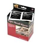Read Right RR1301 Tape Head Kleen Pad, Individually Sealed Pads, 5 x 5, 80/Box