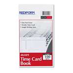 REDIFORM OFFICE PRODUCTS Employee Time Card, Weekly, 4-1/4 x 7, 100/Pad