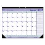 REDIFORM OFFICE PRODUCTS Desk Pad Calendar, 21 1/4 x 16, Blue/White/Green, 2017
