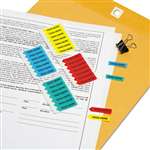 REDI-TAG CORPORATION Mini Arrow Page Flags, "Sign Here", Blue/Mint/Red/Yellow, 126 Flags/Pack