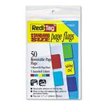 REDI-TAG CORPORATION Removable Page Flags, Red/Blue/Green/Yellow/Purple, 10/Color, 50/Pack