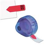 REDI-TAG CORPORATION Arrow Message Page Flags in Dispenser, "Sign Here", Red, 120/Dispenser