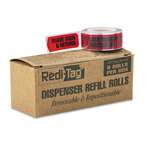 REDI-TAG CORPORATION Arrow Message Page Flag Refills, "Please Sign & Return", Red, 120/Roll, 6 Rolls
