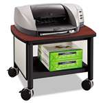 Safco 1862BL Impromptu Under Table Printer Stand, 20-1/2w x 16-1/2d x 14-1/2h, Black/Cherry