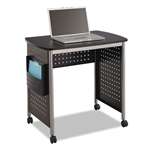 SAFCO PRODUCTS Scoot Computer Desk, 32-1/4w x 22d x 30-1/2h, Black/Silver