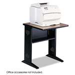 SAFCO PRODUCTS Fax/Printer Stand w/Reversible Top, 23-1/2w x 28d x 30h, Medium Oak/Black