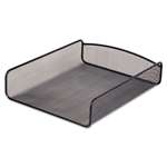 SAFCO PRODUCTS Desk Tray, Single Tier, Steel Mesh, Letter, Black