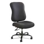 SAFCO PRODUCTS Optimus High Back Big & Tall Chair, 400-lb. Capacity, Black Fabric