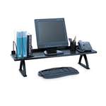 SAFCO PRODUCTS Value Mate Desk Riser, 100-Pound Capacity, 42 x 12 x 8, Black