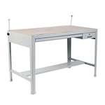 SAFCO PRODUCTS Precision Four-Post Drafting Table Base, 56-1/2w x 30-1/2d x 35-1/2h, Gray