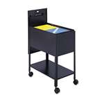 SAFCO PRODUCTS Extra-Deep Locking Mobile Tub File, 13-1/2w x 24-3/4d x 28-1/4h, Black