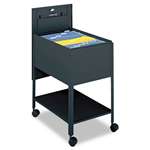 SAFCO PRODUCTS Extra-Deep Locking Mobile Tub File, 16-1/2w x 24-3/4d x 28-1/4h, Black