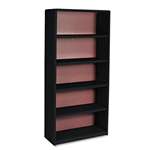 SAFCO PRODUCTS Value Mate Series Metal Bookcase, Five-Shelf, 31-3/4w x 13-1/2d x 67h, Black