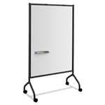 Safco 8511BL Impromptu Magnetic Whiteboard Collaboration Screen, 42w x 21 1/2d x 72h, Black