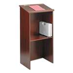 SAFCO PRODUCTS Stand-Up Lectern, 23w x 15-3/4d x 46h, Mahogany
