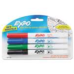 SANFORD Low-Odor Dry-Erase Marker, Ultra Fine Point, Assorted, 4/Pack