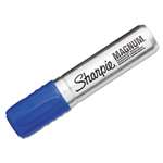 SANFORD Magnum Oversized Permanent Marker, Chisel Tip, Blue