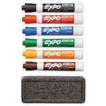 SANFORD Dry Erase Marker & Organizer Kit, Chisel Tip, Assorted, 6/Set