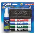 SANFORD Low Odor Dry Erase Marker Starter Set, Chisel, Assorted, 4/Set