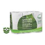 SEVENTH GENERATION 100% Recycled Bathroom Tissue, 2-Ply, White, 300 Sheets/Roll, 48/Carton