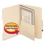 SMEAD MANUFACTURING CO. MLA Self-Adhesive Folder Dividers with 5-1/2 Pockets on Both Sides, 25/Pack