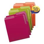 SMEAD MANUFACTURING CO. Organized Up Heavyweight Vertical File Folders, Assorted Bright Tones, 6/Pack