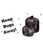 STOUT Insect-Repellent Trash Garbage Bags, 30gal, 2mil, 33 x 40, BLK, 90/Box