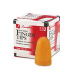 Swingline 54033 Rubber Finger Tips, Size 13, Large, Amber, 1/Dozen