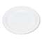 TABLEMATE PRODUCTS, CO. Plastic Dinnerware, Plates, 9" dia, White, 125/Pack