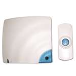 TATCO Wireless Doorbell, Battery Operated, 1-3/8w x 3/4d x 3-1/2h, Bone