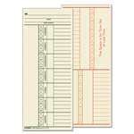 TOPS BUSINESS FORMS Time Card for Cincinnati, Named Days, Two-Sided, 3 3/8 x 8 1/4, 500/Box