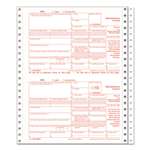 TOPS BUSINESS FORMS 1099-DIV Tax Forms, 5-Part, 5 1/2 x 8, Inkjet/Laser, 76 1099s & 1 1096
