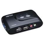 TRIPPLITE 2-Port Compact USB KVM Switch w/Audio and Cable