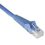 Tripp Lite N201001BL N201-001-BL 1ft Cat6 Gigabit Snagless Molded Patch Cable RJ45 M/M Blue, 1'
