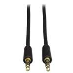 Tripp Lite P312006 Audio Cables, 6 ft, Black, 3.5 mm Male; 3.5 mm Male
